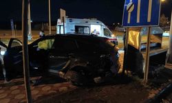 Batman'da iki otomobil kafa kafaya çarpıştı: 1 yaralı
