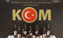 Bayburt'ta 10 litre kaçak alkol ele geçirildi