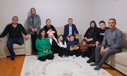 Bayburt'ta şehit ve gazi ailelerine bayram ziyareti