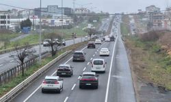 Bayram dönüşü Tekirdağ-İstanbul yolunda yoğunluk