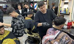 Berberler bayram tıraşı için 24 saat mesai yapıyor