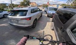 Bisikletli genci sıkıştırıp aracından inen sürücüye 180 bin lira ceza