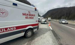 Bolu Dağı Tüneli'nde otomobille kamyonet çarpıştı: 2'si çocuk 4 yaralı