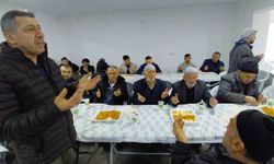 Bolu'da köy halkı geleneksel bayram yemeğinde buluştu