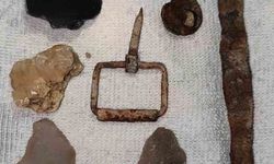 Botan Vadisi Milli Park'ta tarihi eser olduğu düşünülen objeler bulundu
