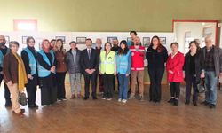 Burhaniye'de deprem fotoğrafları sergisi açıldı