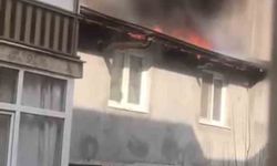 Bursa'da çatı yangını paniği