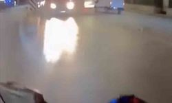 Bursa'da ters yönden gelen otomobil tehlike oluşturdu