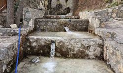 Çameli'nin önemli su kaynaklarında Paşaderesi Şelalesi yeniden akmaya başladı