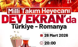 Canik'te milli heyecan dev ekrana taşınıyor