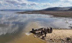 Çavuşçu Gölü çatlamış topraktan göl görünümüne kavuşmaya başladı