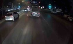 Çekici otomobili yola düşürdü