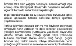 Devegeçidi Barajında su tahliyesine başlandı