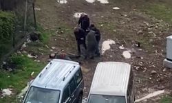 Diyarbakır'da bıçaklı kavga anı kameraya yansıdı