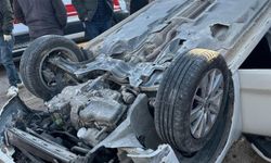 Diyarbakır'da otomobil takla attı: 1 yaralı