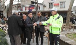 Dolandırıcılara karşı broşür dağıtımı