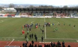Düzcespor - Sebat Gençlikspor maçı sonrası saha karıştı