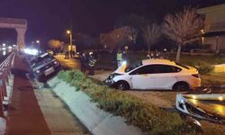 Edirne'de otomobil ile cipin çarpıştığı kazada 3 kişi yaralandı