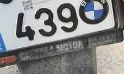 Elazığ'da plakayı kalemle boyayarak değiştiren sürücüye 220 bin lira ceza yazıldı