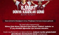 Elazığspor'dan kadın taraftarlara jest