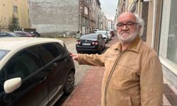 Engelli eşi için evlerinin önündeki sokakta engelli park yeri istiyor