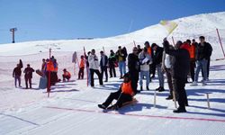 Erciyes, Geleneksel Kızak Türkiye Şampiyonası'na ev sahipliği yaptı