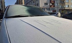 Eskişehir'deki soğuklar arabaları etkiledi