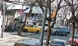 Ezilmekten son anda kurtulan yaşlı kadın kameraya yansıdı