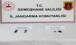 Gümüşhane'de uyuşturucu operasyonu