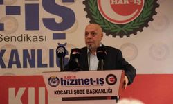 HAK-İŞ Genel Başkanı Arslan Kocaeli'de seslendi: 'Biz sadece toplu sözleşme yapan sendika değiliz'