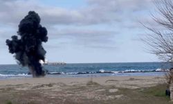 Halk plajındaki İHA, S.A.S. timleri tarafından imha edildi