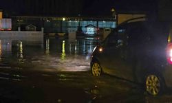 Hasköy'de sağanak ve eriyen kar su baskınlarına neden oldu