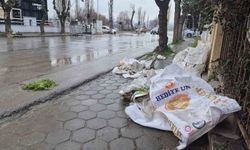 Kaldırımları çöplük gibi kullanıyorlar