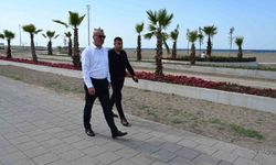 Karacabey'de park ve bahçelerde göz dolduran çalışmalar