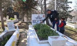 Karacasulu Şehit Kirez mezarı başında anıldı