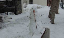 Kars'ta Mart ayında yağan kar, kenti yeniden beyaza bürüdü