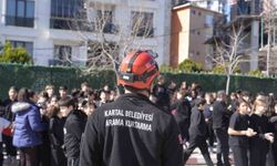 Kartal Belediyesi'nden okullarda afet bilinci eğitimi