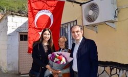 Kaymakam Murat Mete'den şehit annesine ziyaret
