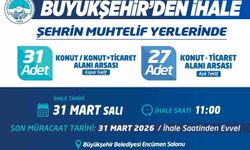 Kayseri Büyükşehir 58 adet arsa satacak