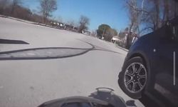 Keşan'da motosiklet hafif ticari araca çarptı: 2 kişi yaralandı