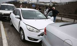 Kırıkkale'de zincirleme kaza: 3 yaralı
