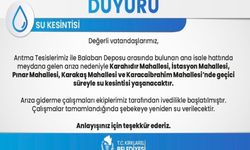 Kırklareli'nde su kesintisi Ramazan'da vatandaşları mağdur etti