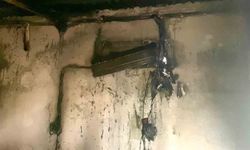 Klimadan çıkan yangın ekiplerin müdahalesiyle söndürüldü