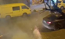 Küçükçekmece'de havai fişekli kutlama sırasında ortalık karıştı