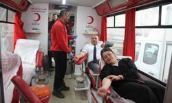 Malazgirt'te kan bağışı kampanyasına yoğun ilgi