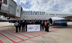 Milas-Bodrum Havalimanı sezonun ilk dış hat uçuşunu karşıladı