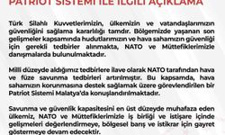 MSB: 'Milli düzeyde aldığımız tedbirlere ilave olarak NATO tarafından hava ve füze savunma tedbirleri artırılmıştır'