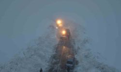Muş'ta bahar ayında kar ulaşımı olumsuz etkiledi