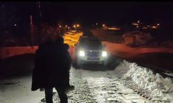 Muş'ta kapanan köy yolu şeker hastası için açıldı