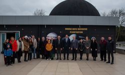 OMÜ Planetaryum'da personele uzay yolculuğu yaşatan sunum